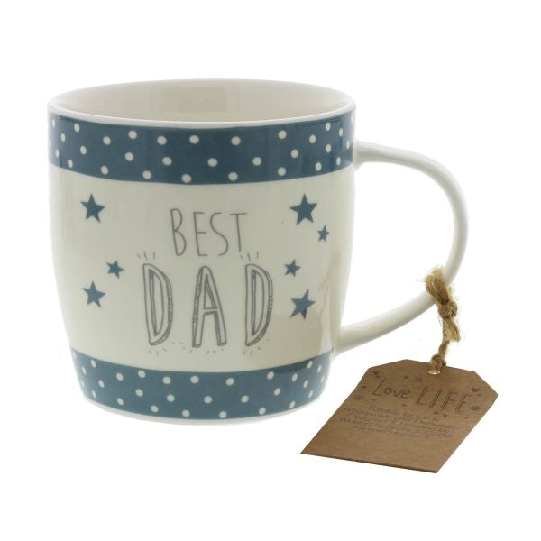 Best Dad Ceramic Mug by 'Love Life'