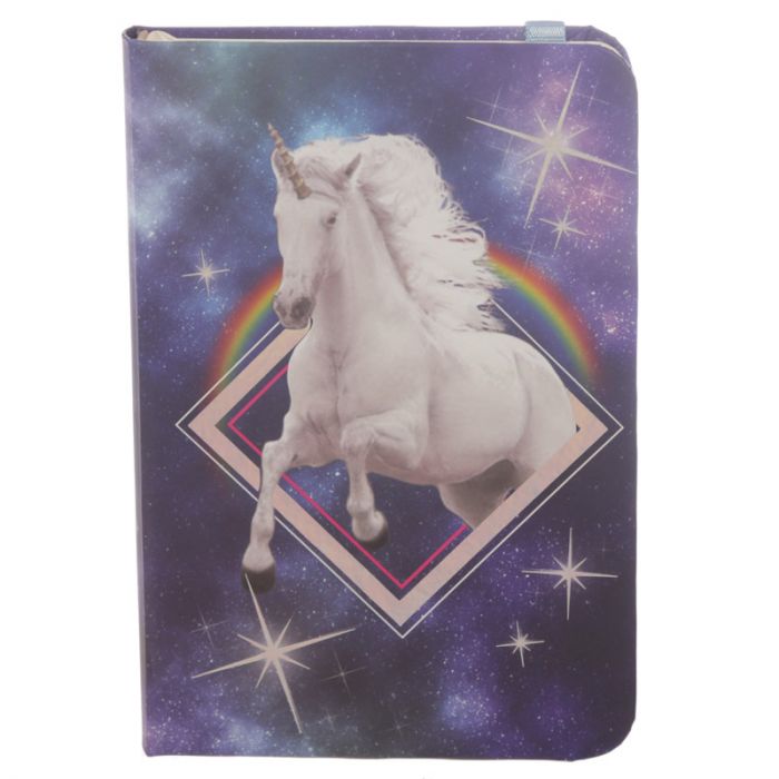 Cosmic Unicorn Hardback Lined Notebook