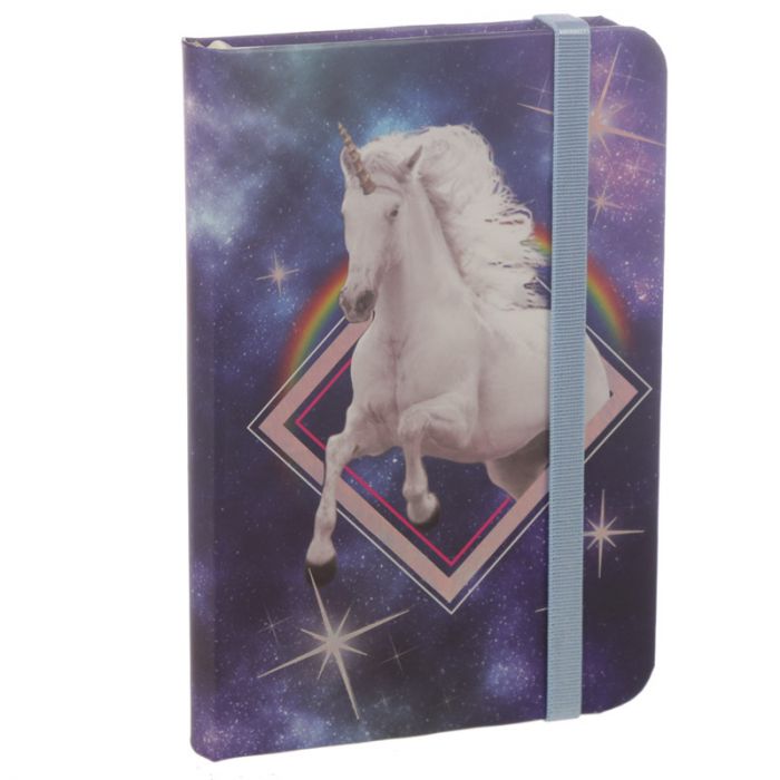 Cosmic Unicorn Hardback Lined Notebook