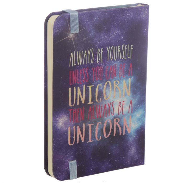 Cosmic Unicorn Hardback Lined Notebook