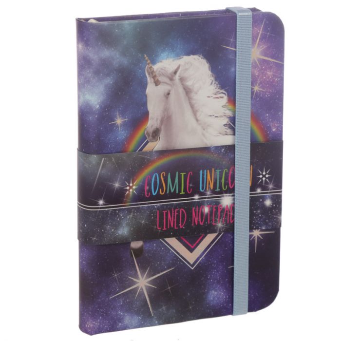 Cosmic Unicorn Hardback Lined Notebook