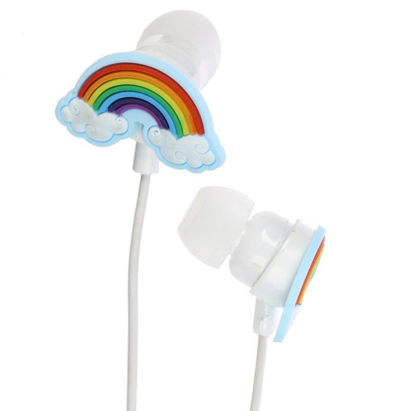 Enchanted Rainbows Unicorn Novelty Shaped Earphones