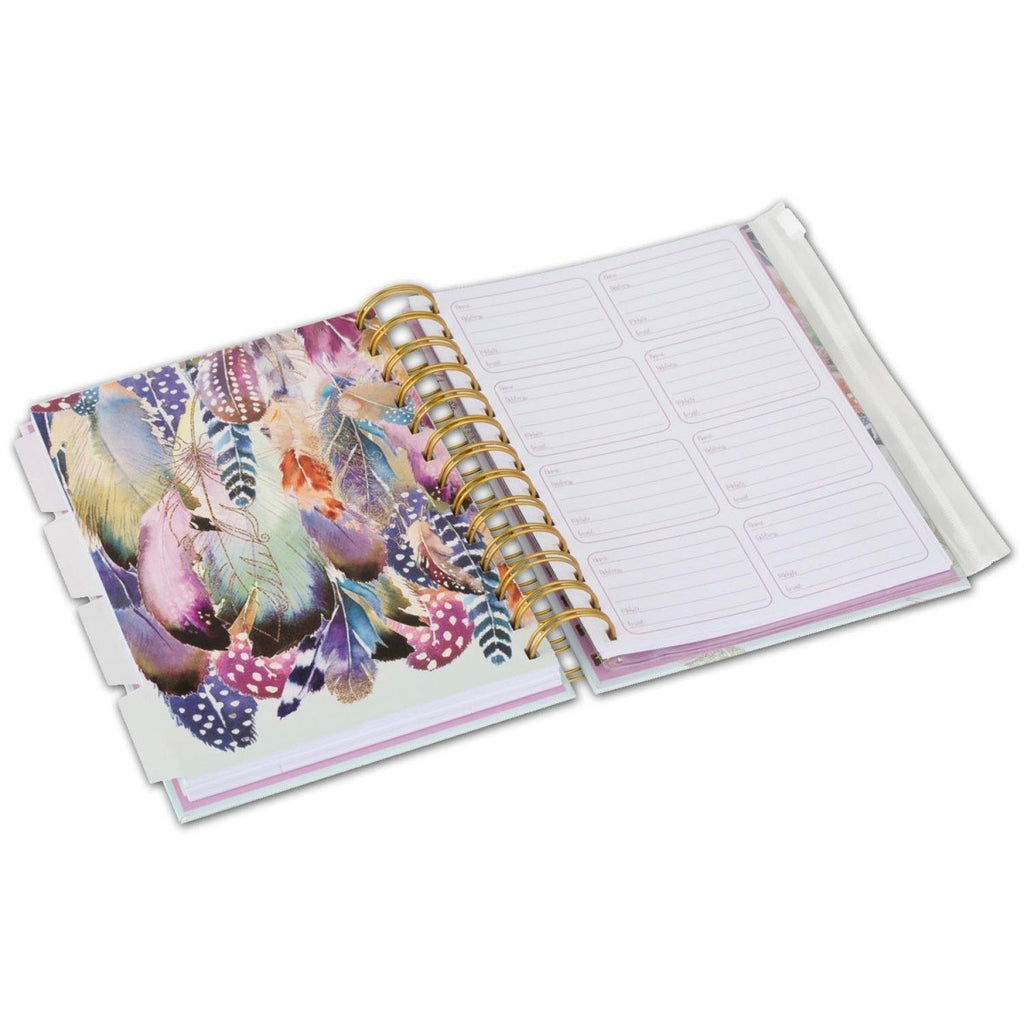 Feathers Weekly Planner Index Organiser, Address Book, To-Do Lists & Notes