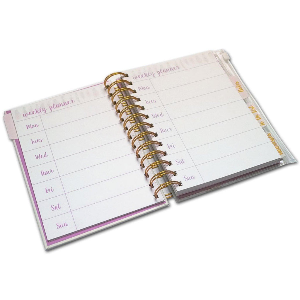 Feathers Weekly Planner Index Organiser, Address Book, To-Do Lists & Notes