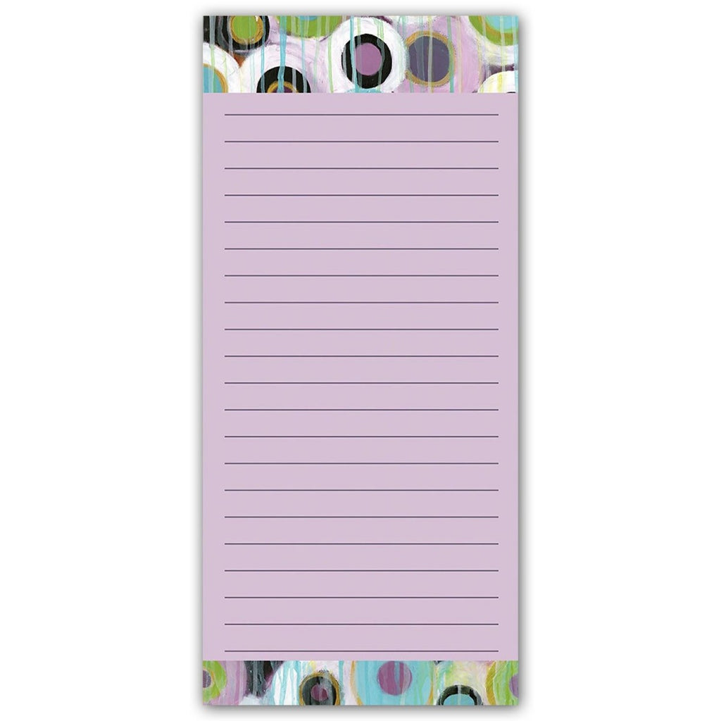 Lang Cirque Designer Magnetic Note List Pads, Pack of 2