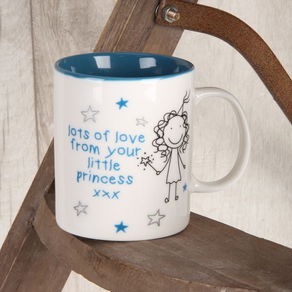 Worlds Best Daddy....from your little princess Mug by Juliana