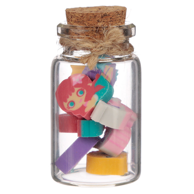 Mini Mermaid Eraser Pot