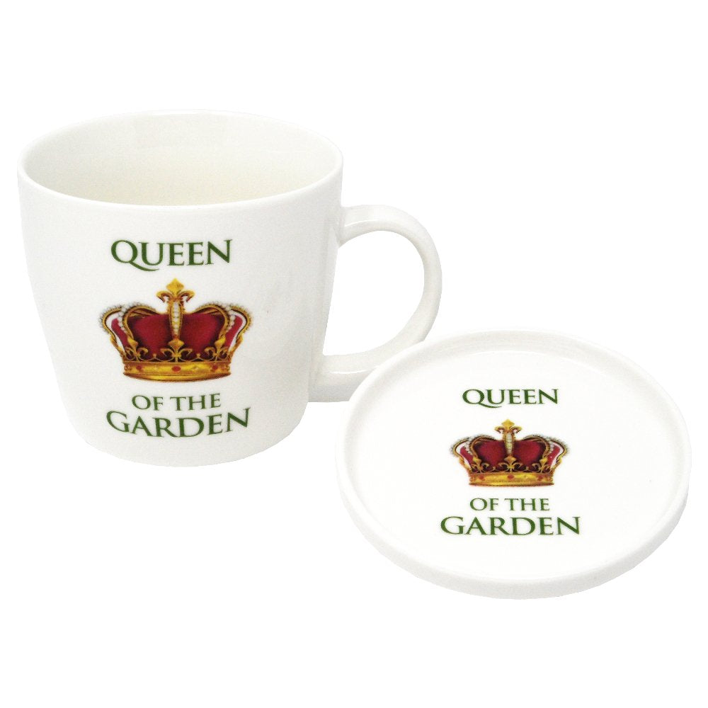 Queen of the Garden Fine China Mug and Coaster