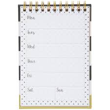 Bold Stripe A5 Wiro Bound Weekly Planner