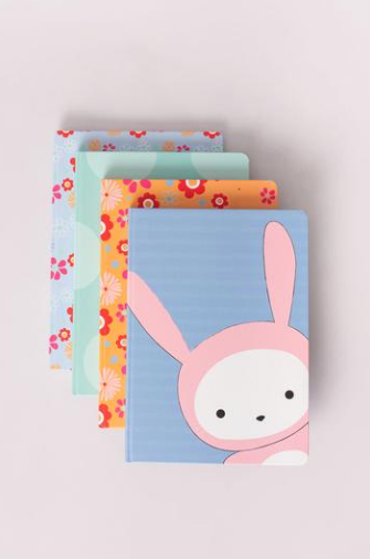 Bunny B Hardback Notebook Green