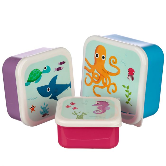 Splosh Sealife - Set of 3 Lunch Boxes
