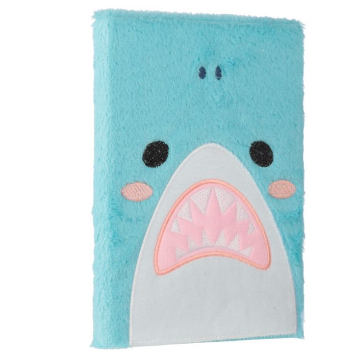 Shark Cafe Plush Fluffies Notobook A6