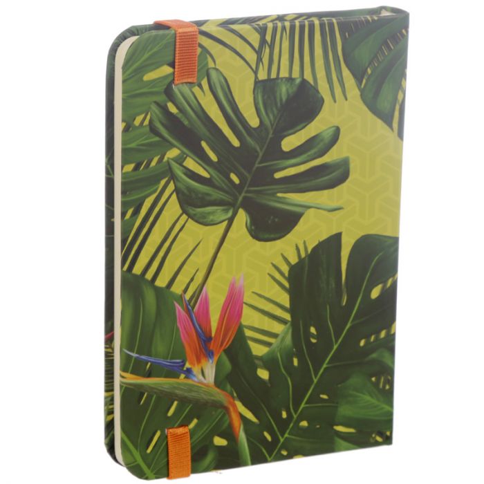Tropical A6 Hardback Lined Notebook
