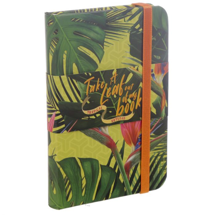 Tropical A6 Hardback Lined Notebook