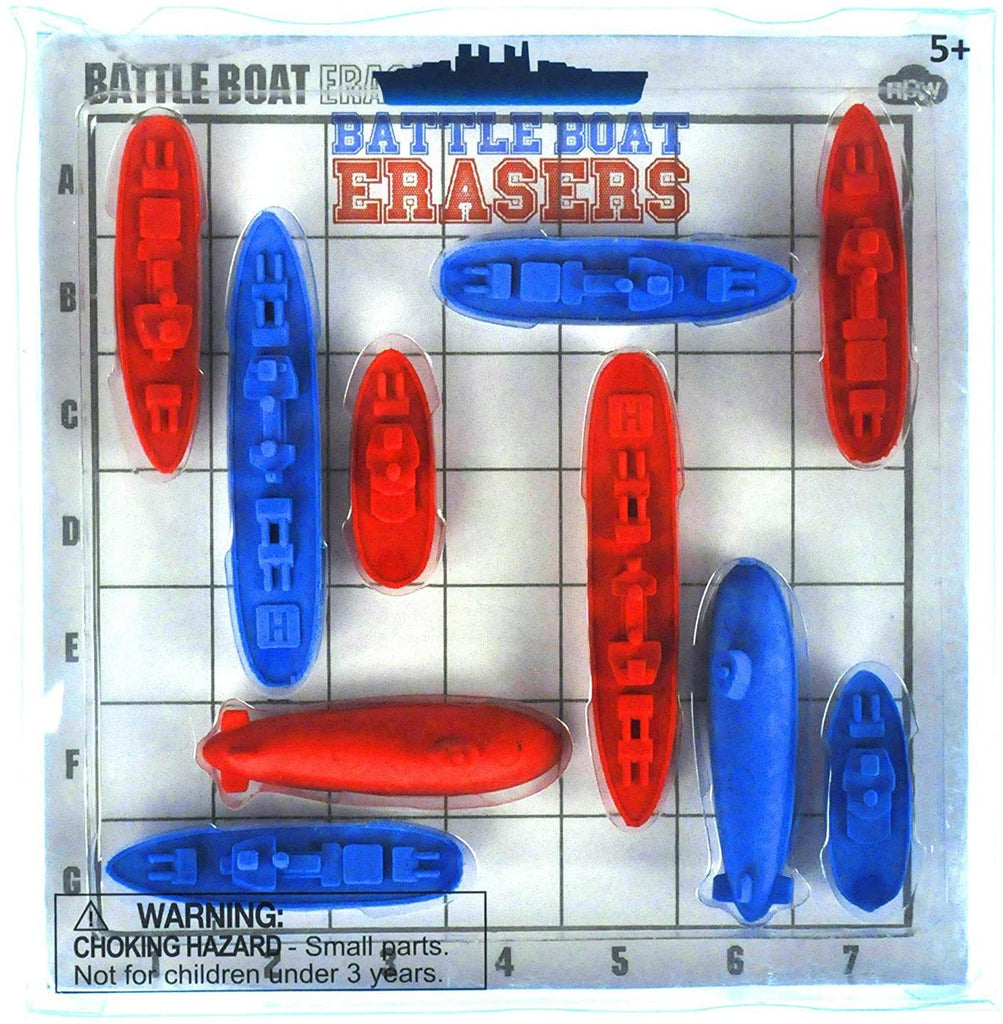 Battleboat Erasers