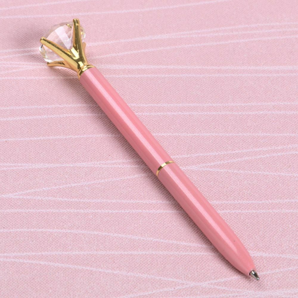 Crystal Diamond Gem Pen - Pink