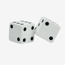 Dice Erasers Set of 2