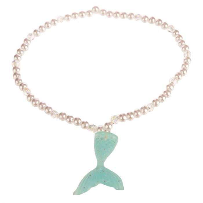 Mermaid Pearl DIY Necklace - Blue