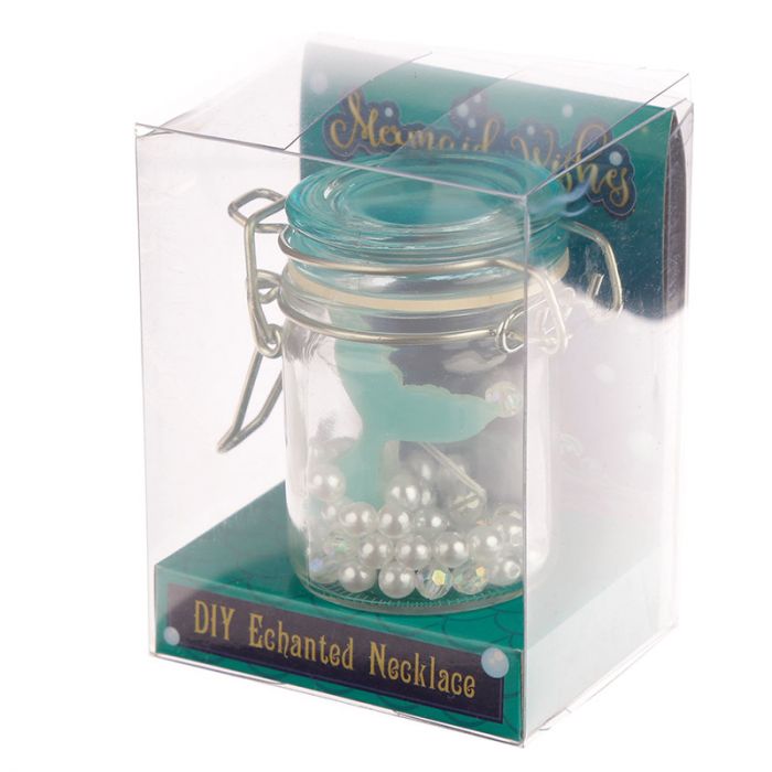Mermaid Pearl DIY Necklace - Blue