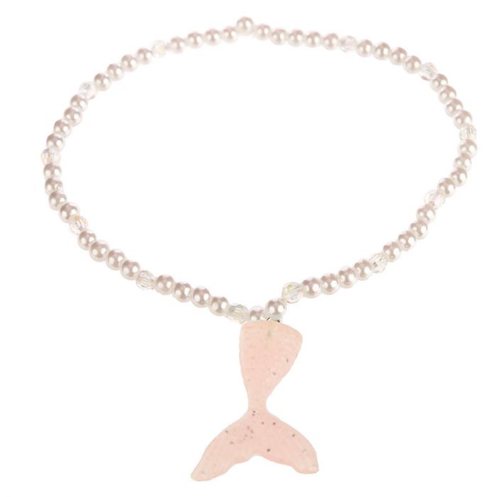 Mermaid Pearl DIY Necklace - Pink