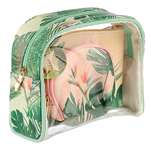 Tropical Toiletries Bags  - Set of 3